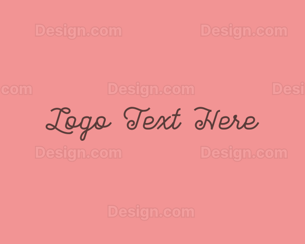 Curvy Elegant Business Logo