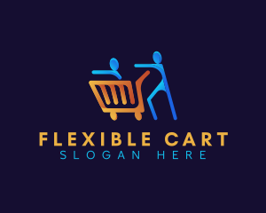 Family Shopping Cart logo design