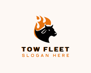 Flaming Hot Cow Logo