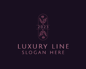 Luxury Floral Boutique logo design