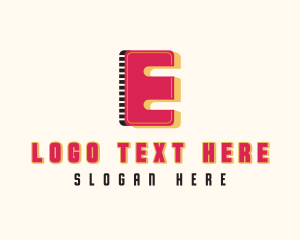 Digital Multimedia Letter E  logo