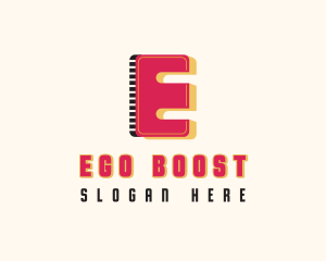 Digital Multimedia Letter E  logo design