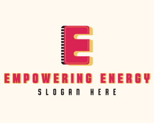 Digital Multimedia Letter E  logo design