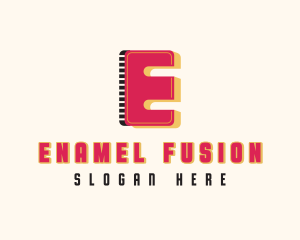 Digital Multimedia Letter E  logo design