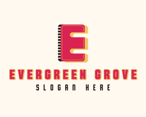 Digital Multimedia Letter E  logo design