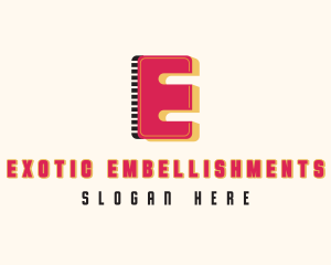 Digital Multimedia Letter E  logo design