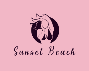 Bikini Woman Lingerie logo design