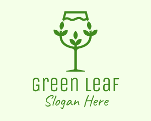 Green Leaf Drink logo design