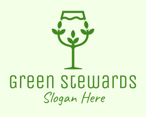 Green Leaf Drink logo design