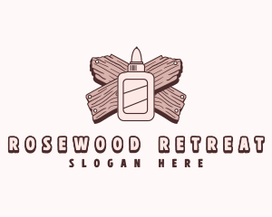 Glue Wood Plank logo