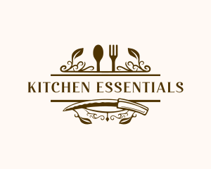 Gourmet Kitchen Buffet logo design