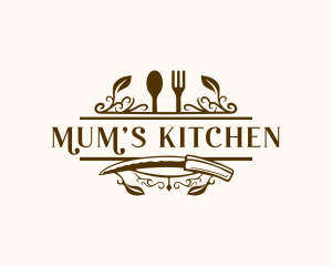 Gourmet Kitchen Buffet logo design