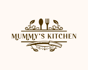 Gourmet Kitchen Buffet logo design