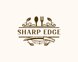 Gourmet Kitchen Buffet logo design