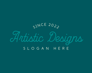 Cursive Style Brand logo design