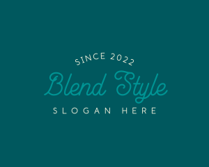 Cursive Style Brand logo design