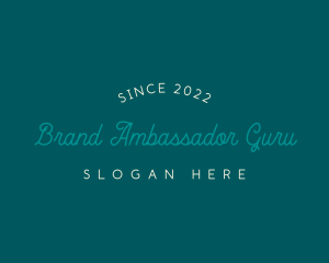 Cursive Style Brand logo design