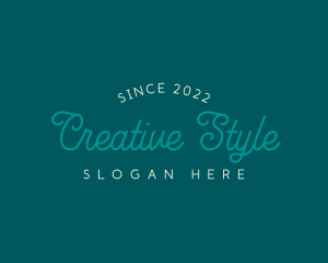 Cursive Style Brand logo design