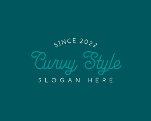 Cursive Style Brand logo design