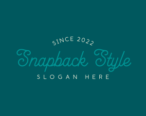 Cursive Style Brand logo design