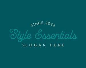 Cursive Style Brand logo design