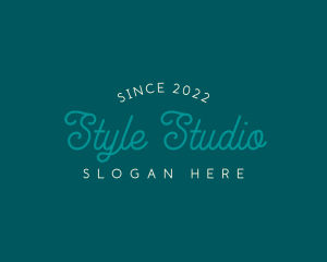 Cursive Style Brand logo design