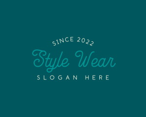 Cursive Style Brand logo design