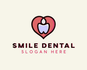 Tooth Heart Dentistry logo design