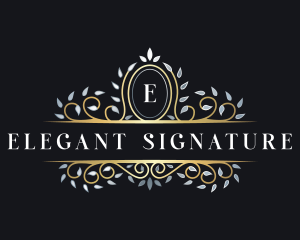 Luxury Organic Vine logo design