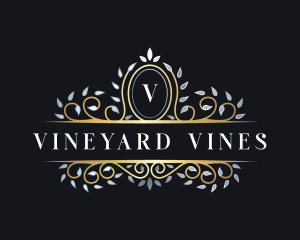 Luxury Organic Vine logo design