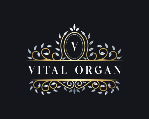 Luxury Organic Vine logo design