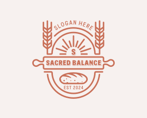 Wheat Bread Baker Logo