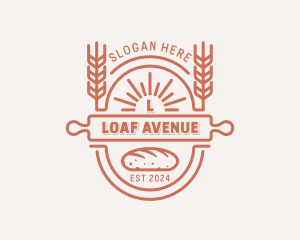 Wheat Bread Baker logo design