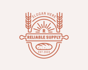 Wheat Bread Baker logo design