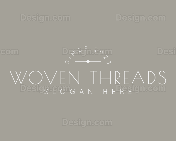 Elegant Thin Business Logo