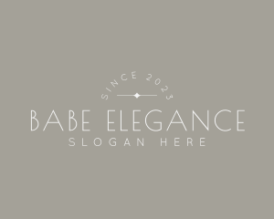 Elegant Thin Business logo design