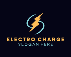 Energy Lightning Bolt logo design