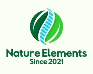 Nature Leaf Water  logo design