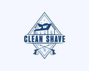 Clean Sanitation Pressure Washer logo design