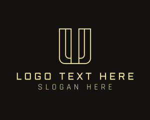 Professional Letter U logo