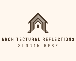 House Architectural Structure logo design