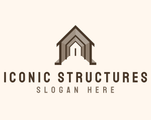 House Architectural Structure logo design