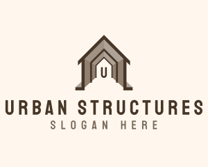 House Architectural Structure logo design