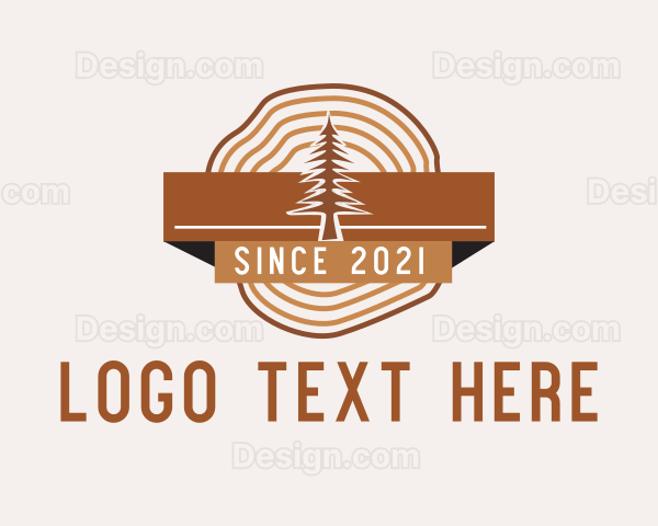 Pine Forest Badge Logo