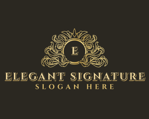 Crest Luxury Insignia logo design