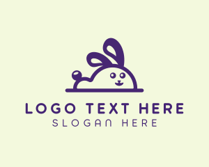 Cute Bunny Rabbit logo