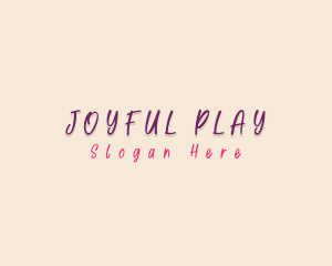 Playful Script Boutique logo design