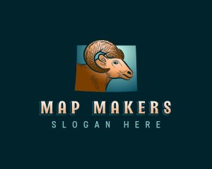 Bighorn Sheep Colorado logo design