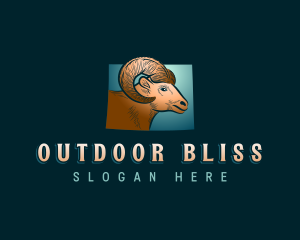 Bighorn Sheep Colorado logo design