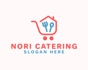 Kitchen Shopping Cart logo design